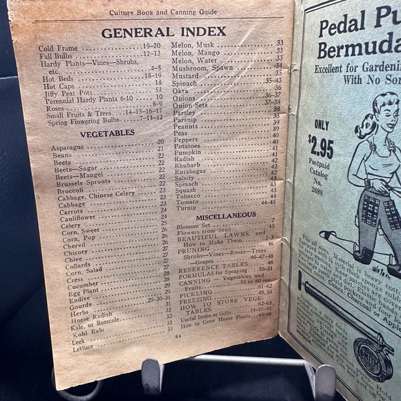 Handy Culture‎ Book and Canning Recipes , R. H. Shumway Seedsman Vintage - Picture 2 of 8